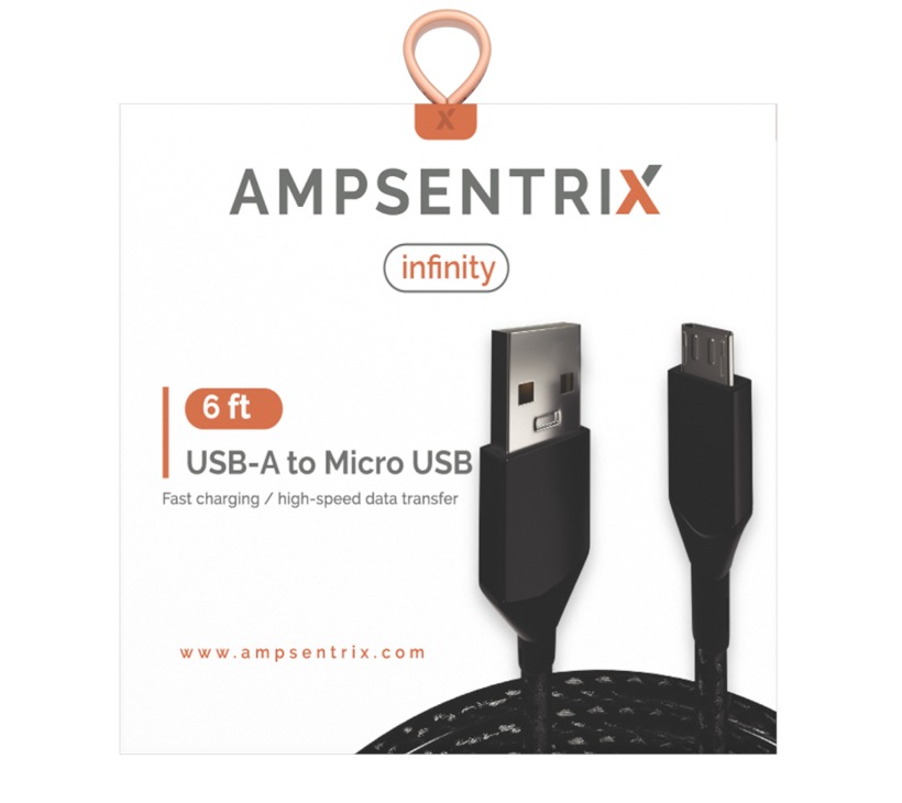 Ampsentrix Usb A to Micro Usb 6fit